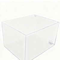 Boîte de rangement acrylique ETB populaire personnalisée Boîte d'impression UV moderne avec protecteur magnétique amovible pour magasin