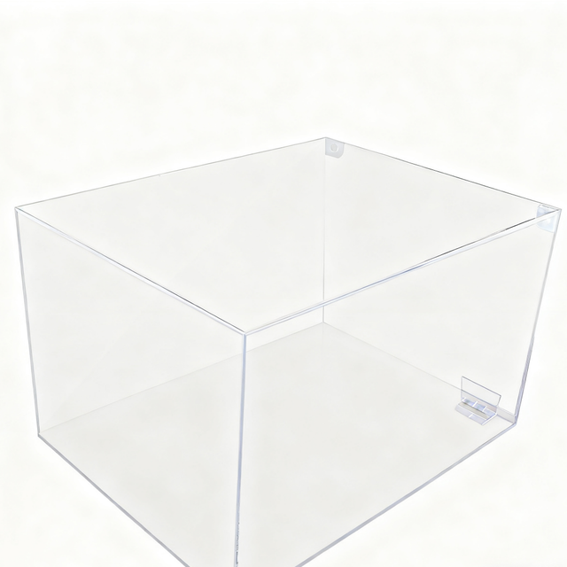 Custom Popular ETB Acrylic Storage Box Modern UV Printing Box with Removable Magnetic Collection Protector for Store