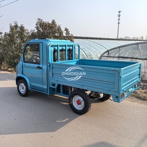 Camioneta Eléctrica Pequeña de Una Sola Fila y Cuatro Ruedas, de Alta Resistencia, para Trabajo, Utilidad y Carga - Product Image 5