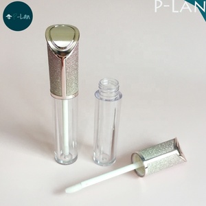 P-Lan品牌库存美人鱼彩虹闪光粉色紫色珍珠顶部金属6毫升唇彩管带魔杖 - Product Image 5