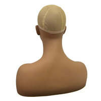 Tête de mannequin femme réaliste avec épaules tête de mannequin avec buste pour perruques, maquillage, accessoires de beauté