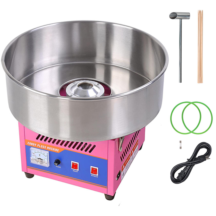 Haute Qualité fleur sucre Cotton Candy Floss maker Machine commerciale électrique 110V 220 V 110 220 V volt 50Hz 60Hz pour vente