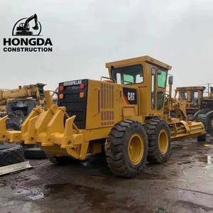 Niveladoras usadas de estado superior CAT 140H Producción japonesa Motoniveladoras usadas Cat 140H Maquinaria pesada Fabricada en Japón - Product Image 1