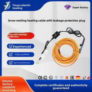 Kabel Pemanas Dekorasi Rumah, Talang Atap, Jalan, Pencair Salju dengan Proteksi Kebocoran, Panjang 9.2m-30.5m, Model Terbaru - Product Image 5