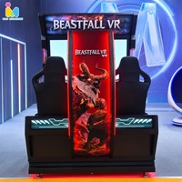Machine de jeu d'arcade simulateur de tir BEASTFALL pour 2 joueurs, pour parc d'attractions, centre de jeux