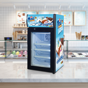 Mini-congélateur de présentation Meisda SD40B 40L pour boissons glacées, idéal pour les magasins de proximité - Product Image 6