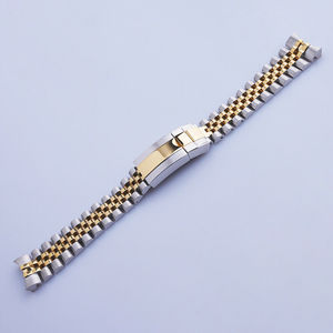 Correa de Reloj Jubilee Curva Sólida de Acero 316L Dorado de 20 mm para Rolex <span class=keywords><strong>GMT</strong></span> <span class=keywords><strong>Master</strong></span> II - Product Image 3