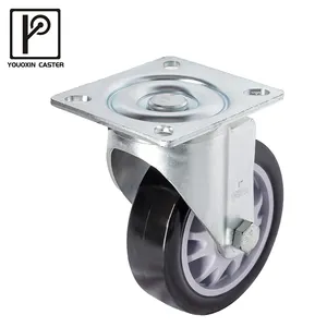 Hotsale Good price Medical caster 5 inch central lock medical equipment wheel castor White and grey from Viet Nam
