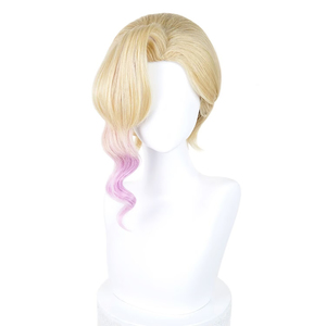 Peluca de Cosplay de Zootopia 2, Nueva, al por Mayor, 30 cm, Rubia Corta, Mezcla de Colores, Sintética, Resistente al Calor, Estilo Anime - Product Image 2