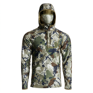 Sweat à capuche de chasse personnalisé, imprimé camouflage, toile rip-stop, léger, respirant, unisexe, pour la chasse en plein air - Product Image 1