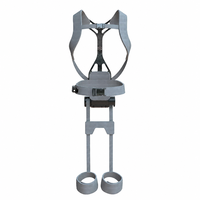 Robot d'assistance lombaire portable, exosquelette réglable pour le soutien lombaire, idéal pour la manutention industrielle en entrepôt