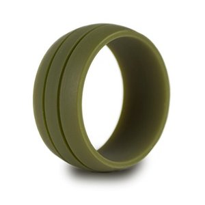 Grosir cincin silikon personalisasi olahraga cincin silikon mode Eropa dan Amerika lebar tipis 8.5mm kustomisasi - Product Image 5
