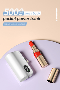ธนาคารพลังงานขนาดเล็ก Type-C ขนาด5000มิลลิแอมป์<span class=keywords><strong>ต</strong></span>่อชั่วโมงความจุขนาดใหญ่<span class=keywords><strong>แบ</strong></span>บพกพาชาร์จ<span class=keywords><strong>เร็ว</strong></span><span class=keywords><strong>แบ</strong></span><span class=keywords><strong>ต</strong></span>เตอรี่ภายนอกสำหรับจอแสดงผลดิจิ<span class=keywords><strong>ต</strong></span>อลของ iPhone - Product Image 6