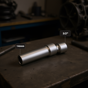 14mm <b>Socket</b> Wrench <b>Extension</b> 3/8 Inch Drive For Auto Repair Tools - Product Image 3