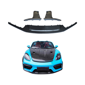 Nouveau kit de pare-chocs avant en fibre de carbone pour 718 Boxster Cayman 2016-2024 - Fixation par boulons, ajustement universel - Product Image 1