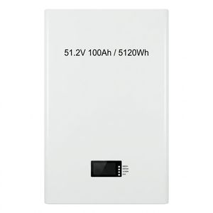 แบตเตอรี่ติดผนัง LiFePO4 51.2V 100Ah 5.12kWh ระบบกักเก็บพลังงานแสงอาทิตย์สำหรับบ้าน ESS - Product Image 2
