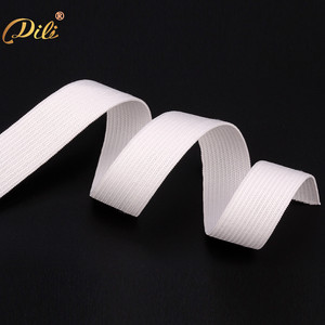 DILI DLZD-002 Elastico per Cucito 2.5cm 100% Poliestere Nero Bianco Nastro Piatto Elastico Cinghia Bungee Fascia Lavorata a <span class=keywords><strong>Maglia</strong></span> Vendita all'Ingrosso di Fabbrica - Product Image 5