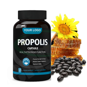 Cápsulas de Gelatina de Propóleo de Abeja Ausreson OEM 100% Naturales 1000mg Suplemento Alimenticio Cápsulas Blandas de Propóleo de Abeja - Product Image 1