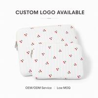 Housse pour ordinateur portable en polyester matelassé, imprimé floral vintage, étui pour tablette pour iPad Air Pro 11 13 pouces, pochette de protection pour Macbook