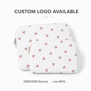 Housse pour ordinateur portable en polyester matelassé, imprimé floral vintage, étui pour tablette pour <span class=keywords><strong>iPad</strong></span> Air <span class=keywords><strong>Pro</strong></span> <span class=keywords><strong>11</strong></span> 13 <span class=keywords><strong>pouces</strong></span>, <span class=keywords><strong>pochette</strong></span> de protection pour Macbook - Product Image 4