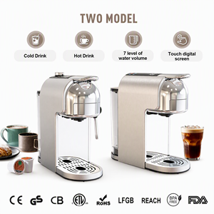 Macchina da Caffè Multi-Capsula 9 in 1 Compatibile con Nespresso DG K Cup Lavazza <span class=keywords><strong>Bialetti</strong></span> Amoretti Mo Caffè in Polvere - Product Image 2