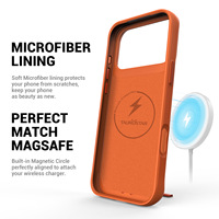 Housse de téléphone portable magnétique en métal invisible pour iPhone 17 Pro Max 17 Air avec support