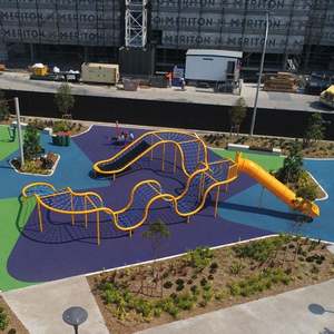 Parc de jeux en corde pour enfants Net Park Core, parcours d'escalade pour enfants, réseau d'escalade, aire de jeux, cadre de jeu, sport de groupe, cordes hautes - Product Image 2