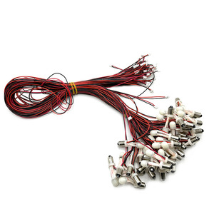 Éclairage de flipper réglable Frost Flex Pinball LED 47 BA9S 5050SMD 1 LED AC 6.3V LED à baïonnette avec câble de connexion de 70 cm - Product Image 4
