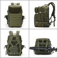 Sac tactique directement de l'usine, sac de 3 jours pour hommes et femmes, grand sac à dos d'assaut 45L, sac à dos de camping et de plein air