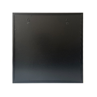 Cadre de présentation en verre 3D creux de luxe haut de gamme, cadre de rangement noir pour objets de collection