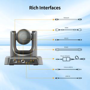 20x 4K Ultra HD Otomatik Takipli PTZ Konferans Kamerası, Video Toplantıları, Canlı Yayınlar, Uzaktan Eğitim için Yapay Zeka Çerçevelendirme Özelliğiyle - Product Image 6