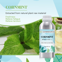 Huile Essentielle de Menthe Japonaise (Cornmint) pour l'Extrait de Cristaux de Menthol - 100% Pure et Naturelle, Distillée à la Vapeur à partir de Feuilles de Mentha Arvensis, 1kg