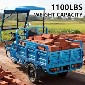 Powerful Performance Freight Electric Cargo Tricycle Scooter 1000W 3 Wheel Open Body 600kg Capacity 50-70km/h - Product Image 5