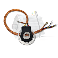 Capteur de position Hall haute fréquence 0-20000Hz 14 bits pour moteurs électriques, diamètre extérieur 52mm, ouverture du rotor 18mm