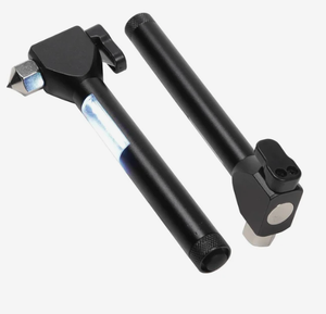 Mini lampe torche LED personnalisée avec <span class=keywords><strong>marteau</strong></span> de secours, coupe-ceinture de sécurité, brise-vitre, outil de sécurité automobile, cadeau promotionnel - Product Image 2
