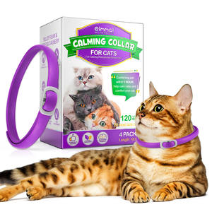 4 Pak efisien menghilangkan kecemasan stres collaria untuk Gatos Collier calret Pour Chat kucing menenangkan kerah pheromon untuk kucing - Product Image 3