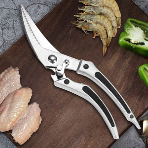 Kitchen <b>Scissor</b> Stainless Steel Elbow Shape For <b>Meat</b> Chicken Bone Fish Gutting Vegetable Cutting Home Use - Product Image 1