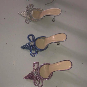 Pumps à paillettes et strass 8CM/11CM, chaussures de luxe pour femmes, talons pour femmes - Product Image 4