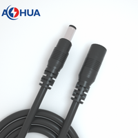 AOHUA DC M11 2-Pin Stecker/Buchse Messinggehäuse IP67/IP68 5,5x2,1/2,5mm Schnellverbinder für Auto-LED-Display-Videosysteme (5A 300V)