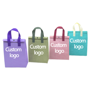 Bolsa de Comida para Llevar de Alta Calidad, No Tejida, con Diseño Impreso, Bolsas Laminadas No Tejidas OEM con Bolsa Aislada de Papel de Aluminio - Product Image 1