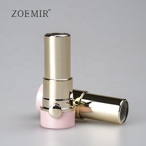 ลิปบาล์มแบบแท่งกลมสีทองมีเอกลักษณ์บรรจุภัณฑ์เครื่องสำอางที่ได้รับความนิยมสูงสุดบรรจุภัณฑ์ลิปสติกสีชมพู - Product Image 3