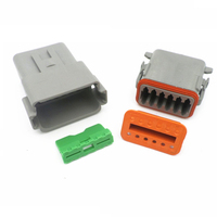 DT 12 Pin gris macho y hembra Auto impermeable conector de cable eléctrico enchufe de 2, 2, 1, 2, 2, 1, 2