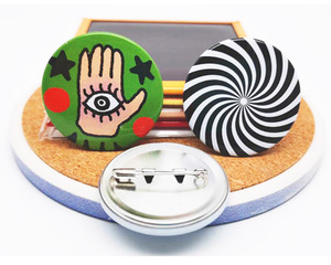 Insigne en fer blanc brodé créatif personnalisé Broche en métal à impression numérique pour <span class=keywords><strong>pull</strong></span> Bandana chapeau et vêtements - Product Image 6