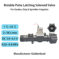 Kilitli Solenoid Valf Fabrikası DC 3V G3/4 Yüksek Dayanıklılık OEM Enerji Tasarruflu Plastik Bahçe Sulama Zamanlayıcısı S330B için