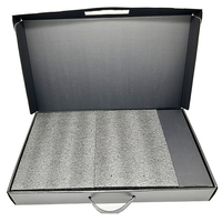 Recycled Materials Laptop Box with Glossy/Matt Lamination and Custom Design Custom Laptop Box with Handle Black Laptop Box