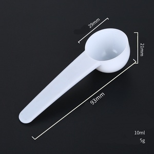 <span class=keywords><strong>Cuchara</strong></span> medidora blanca de plástico al por mayor cucharas de gramo cucharas <span class=keywords><strong>para</strong></span> comida leche detergente en polvo medicina - Product Image 6