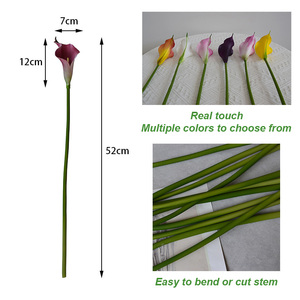 Fiori Artificiali all'Ingrosso, Calla in EVA Effetto Reale al Tatto per Composizioni Floreali da Tavolo, Decorazione Soggiorno e Casa - Product Image 3