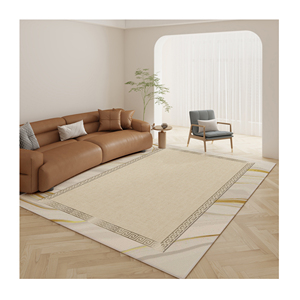 Big Cream Nordic Neutral Area Rugs Alfombra minimalista a rayas con estampado 3D <span class=keywords><strong>para</strong></span> sala <span class=keywords><strong>de</strong></span> estar - Product Image 1