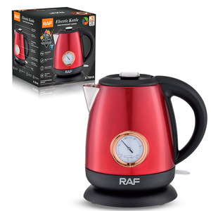 Hervidor de Agua Eléctrico de Acero Inoxidable de 1L con Pantalla de Temperatura a Color y Base Giratoria de 360° °   Base Giratoria - Product Image 5