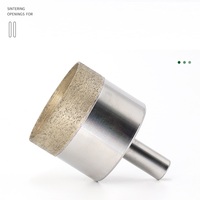 Forets à noyau diamanté fritté de 4 à 100 mm pour verre, porcelaine, jade